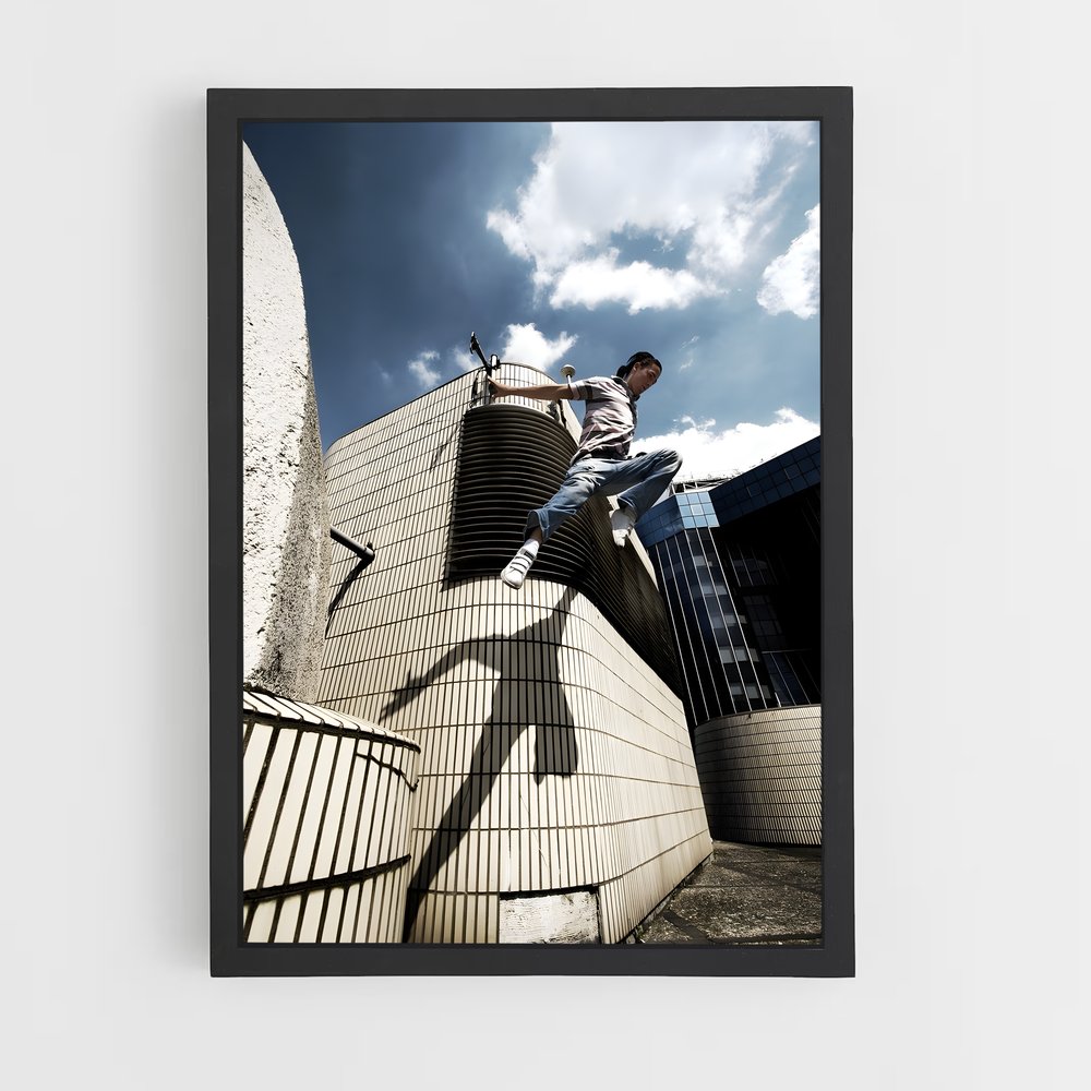 Poster Daniel ilabaca – affiche Parkour et freerun (vue 2)